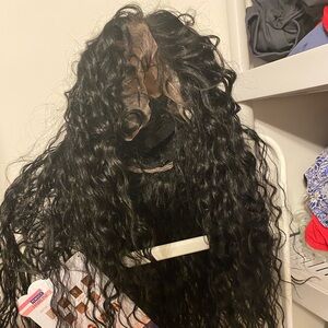 13x 6 Fully Hand tied lace wig style Cheyenne color 1B